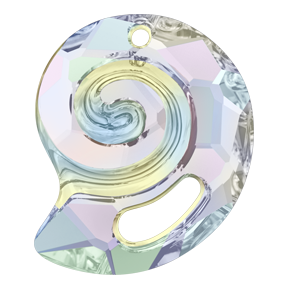 Swarovski 6731 Sea Snail Pendant 28mm Crystal AB 
